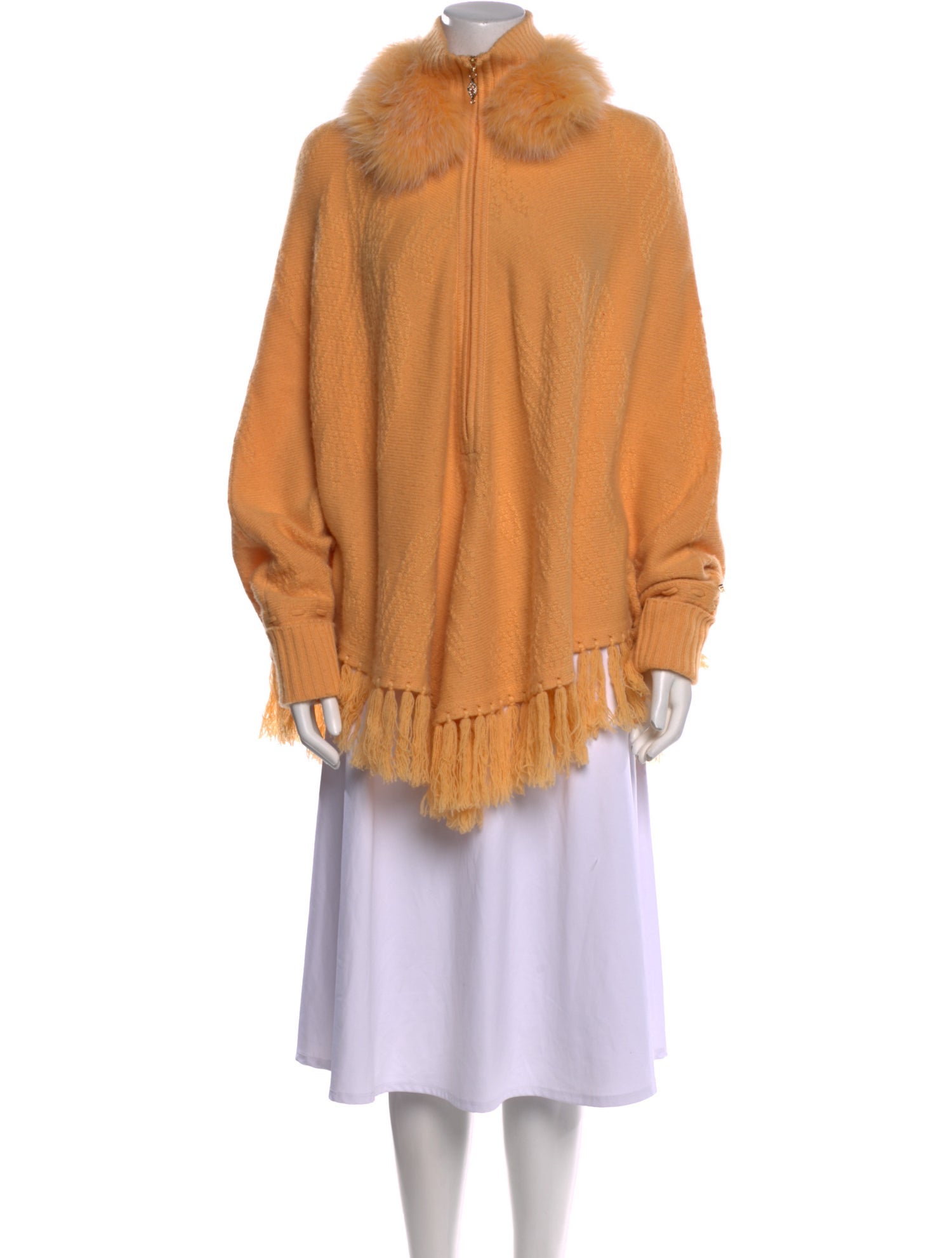 St. John Cashmere Mock Neck Sweater