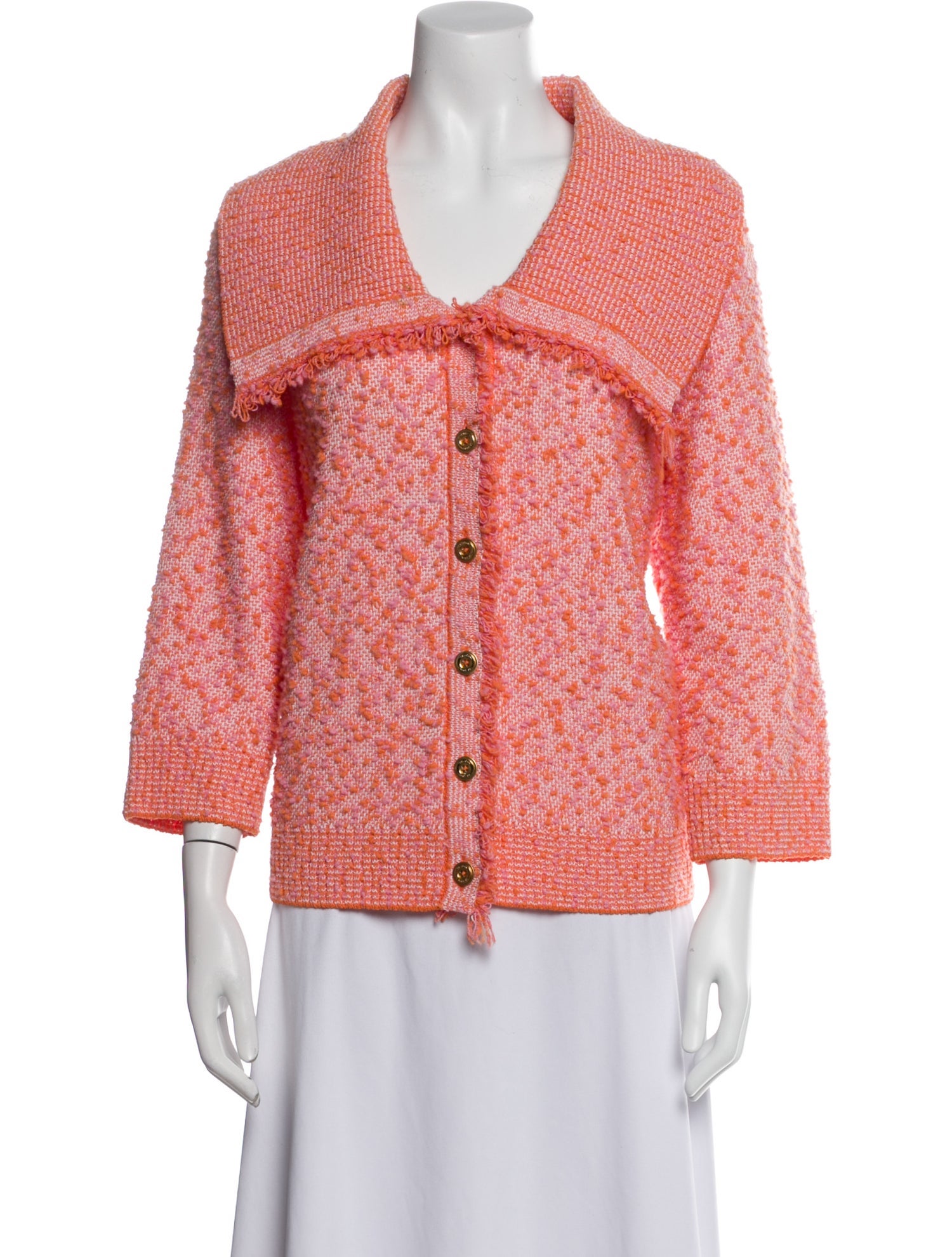 St. John Wool Tweed Pattern Evening Jacket