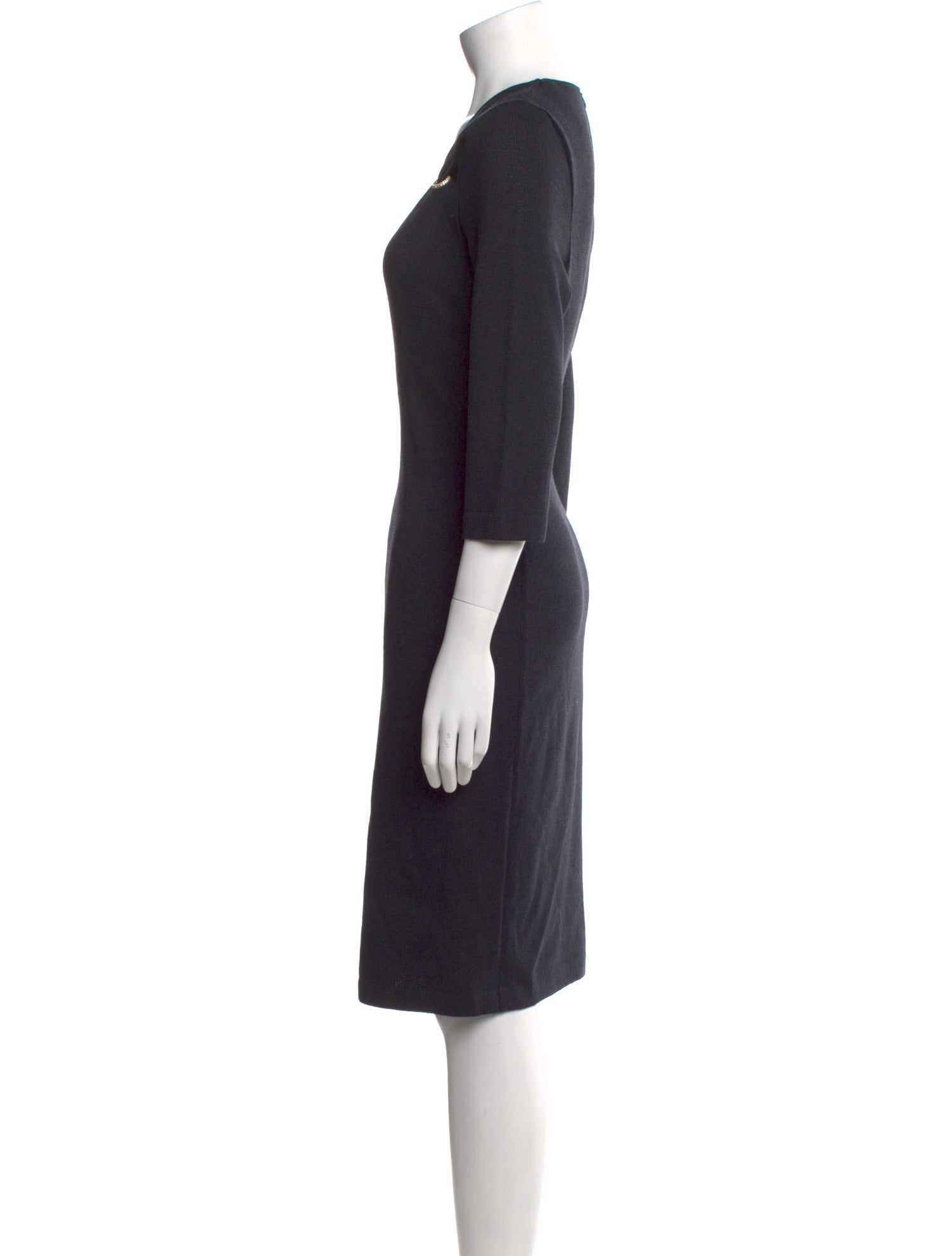 St. John Wool Knee-Length Dress