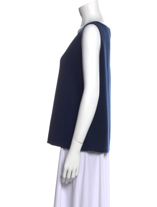 St. John Wool Scoop Neck Top