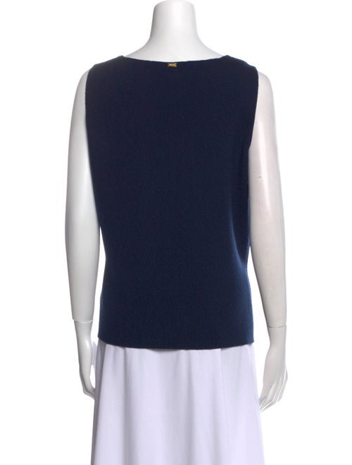 St. John Wool Scoop Neck Top