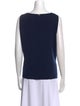 St. John Wool Scoop Neck Top