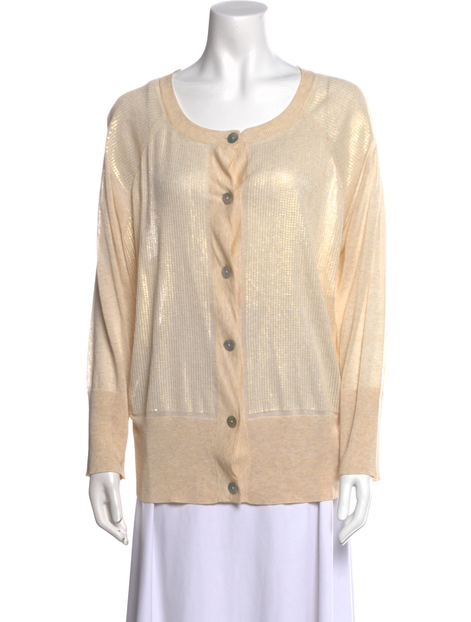 St. John Scoop Neck Sweater