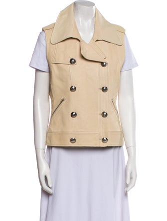 St. John Leather Vest