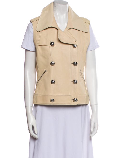 St. John Leather Vest