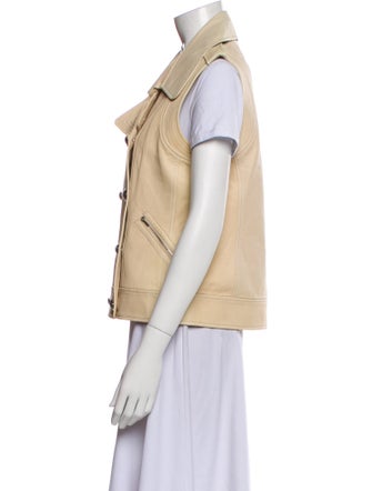 St. John Leather Vest