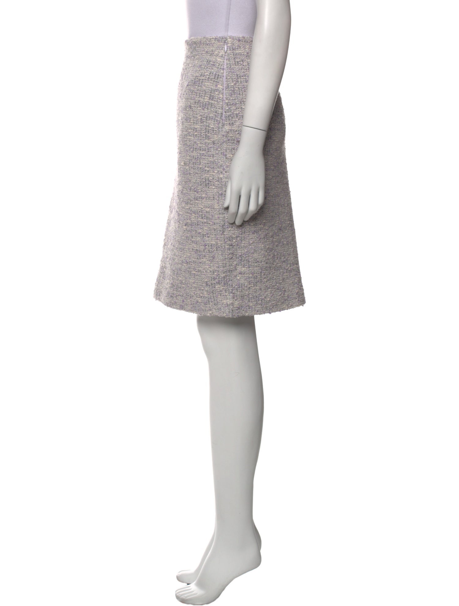 St. John Sequin Embellishments Knee-Length Skirt