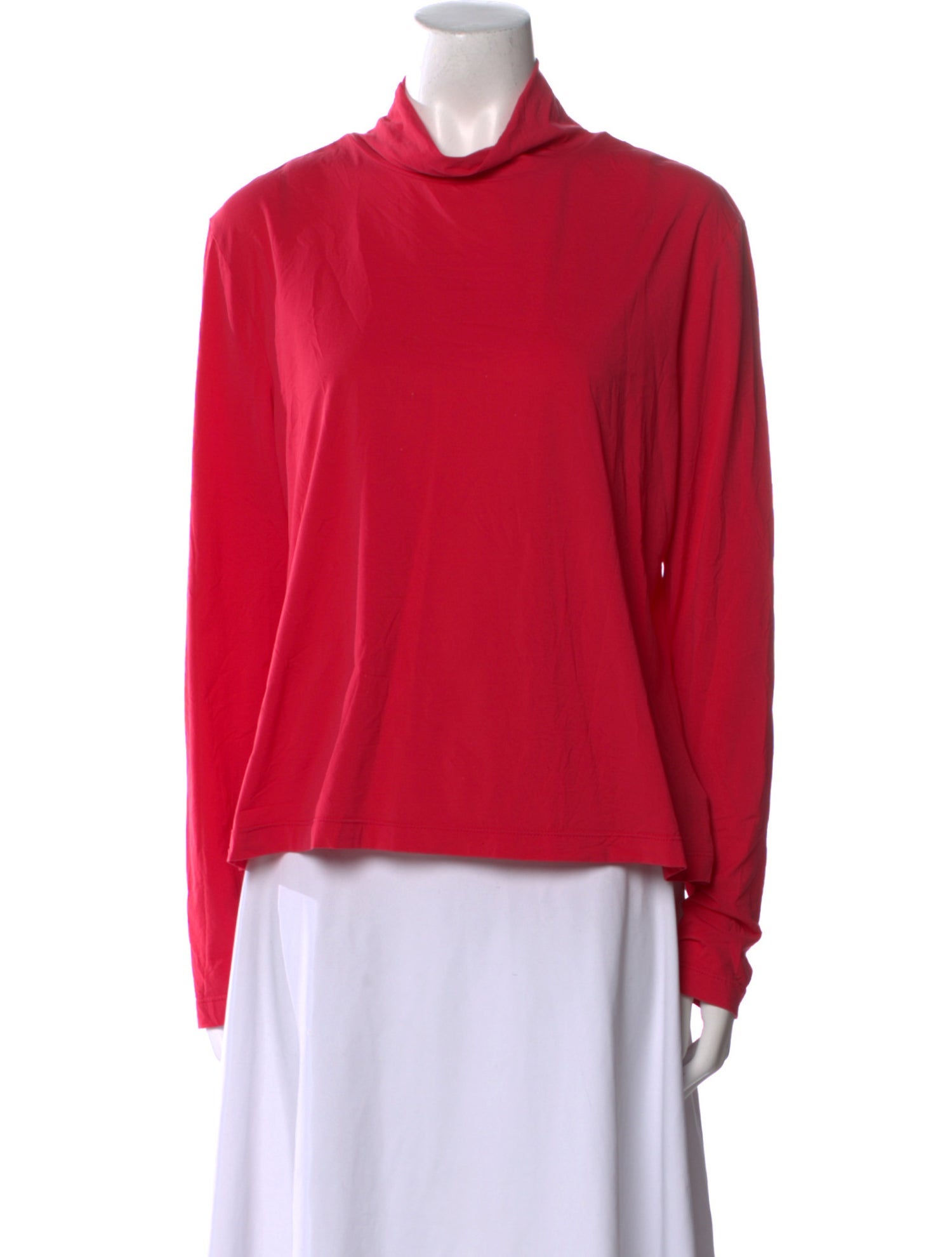 St. John Cowl Neck Long Sleeve Sweatshirt