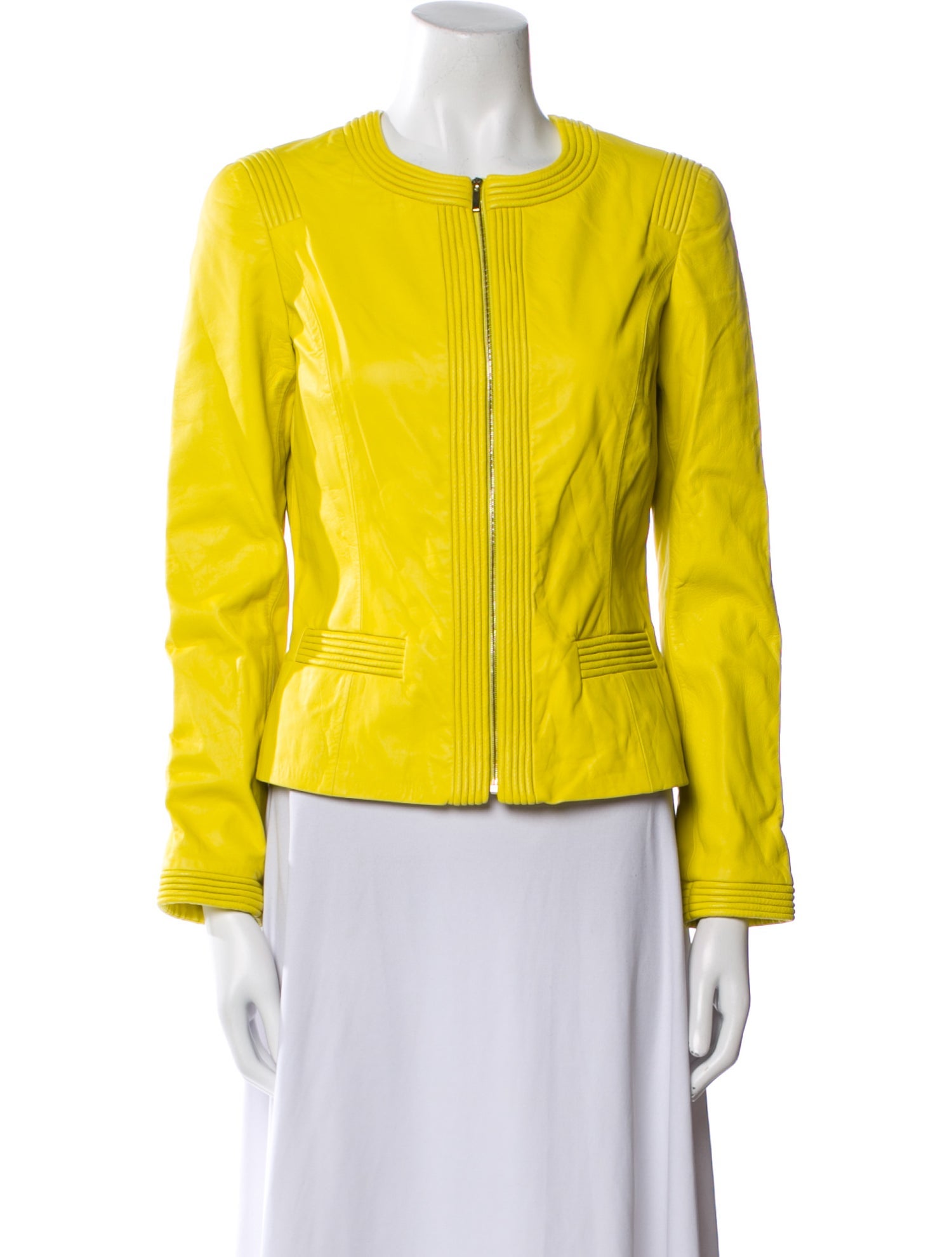 St. John Leather Evening Jacket w/ Tags