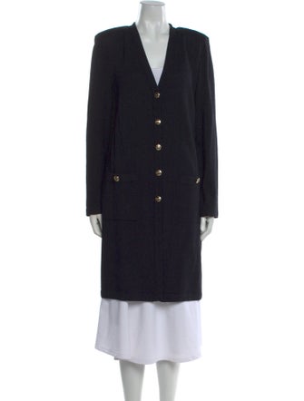 St. John Wool V-Neck Sweater