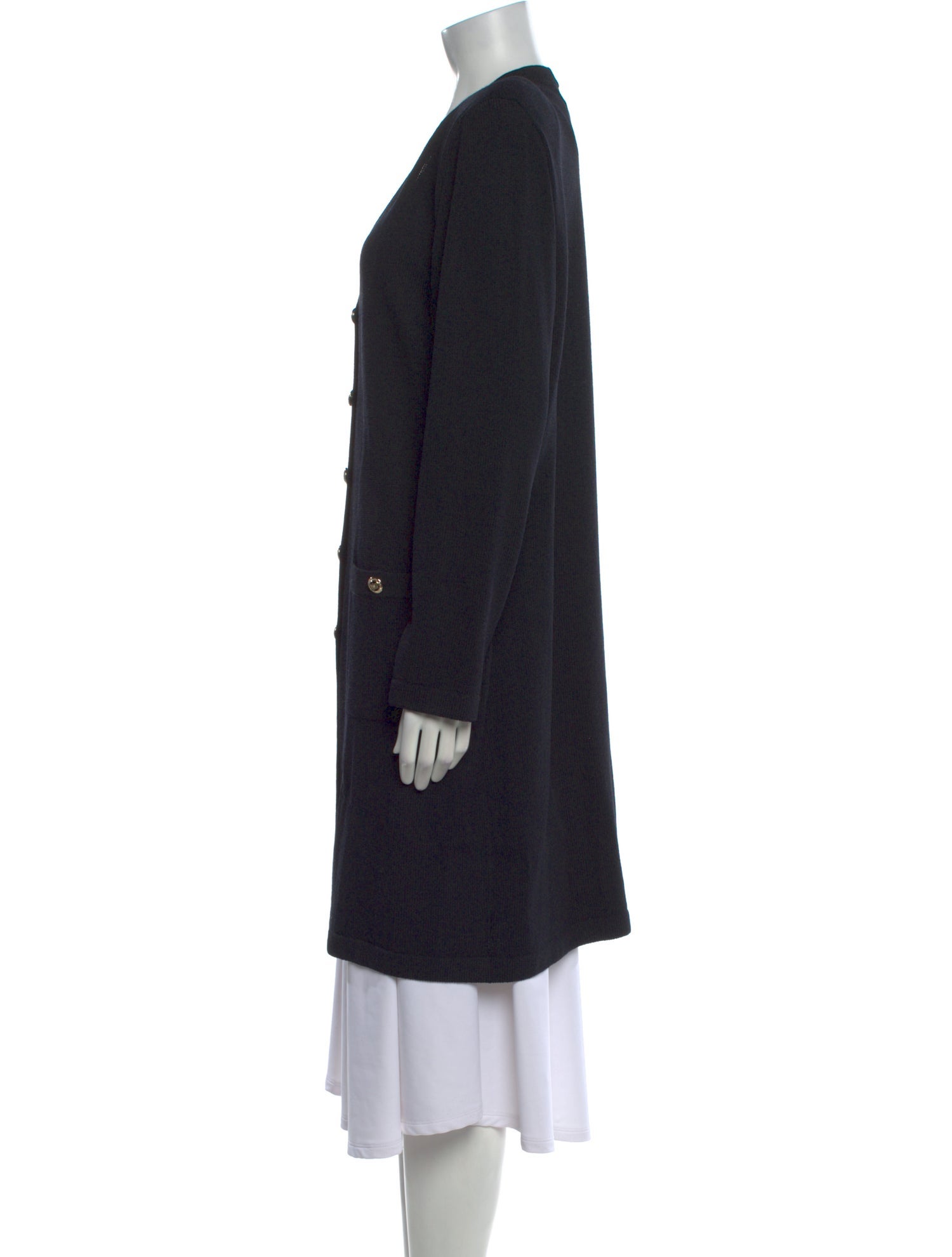 St. John Wool V-Neck Sweater