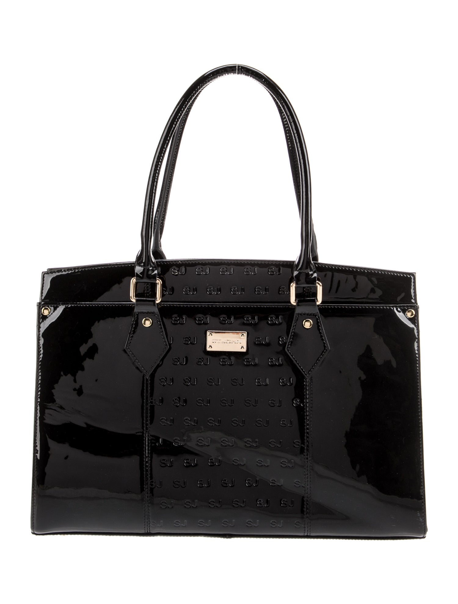 St. John Patent Leather Shoulder Bag