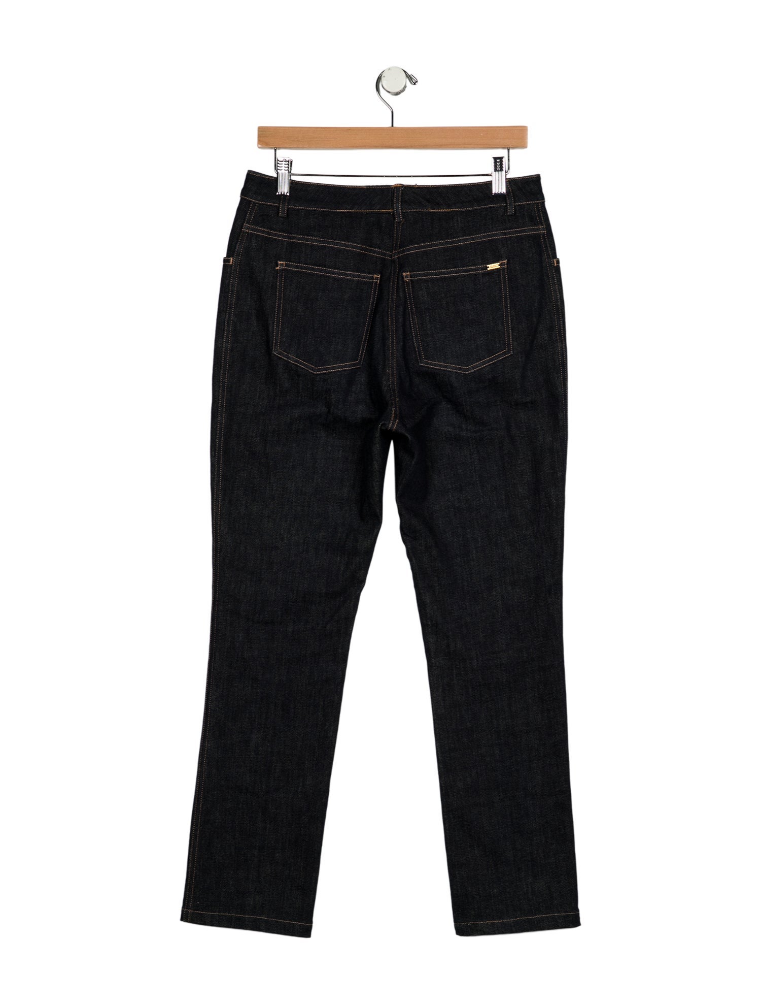 St. John Mid-Rise Straight Leg Jeans