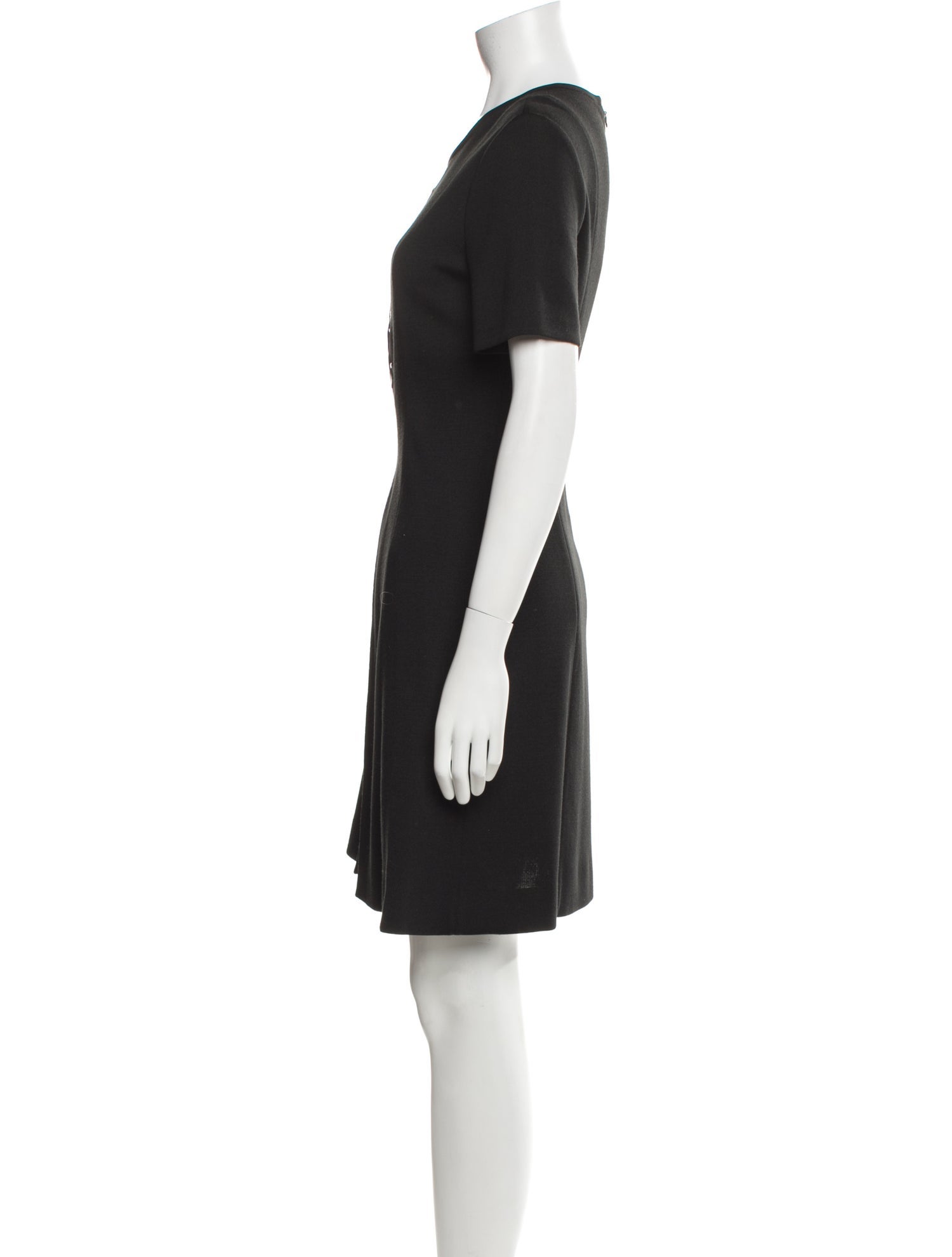St. John Wool Knee-Length Dress