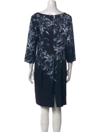 St. John Silk Knee-Length Dress