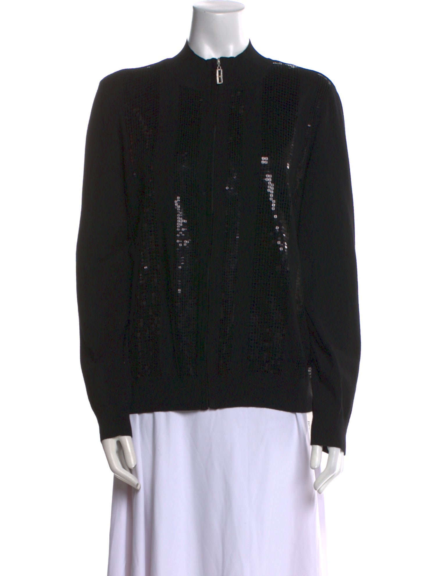 St. John Mock Neck Long Sleeve Sweatshirt