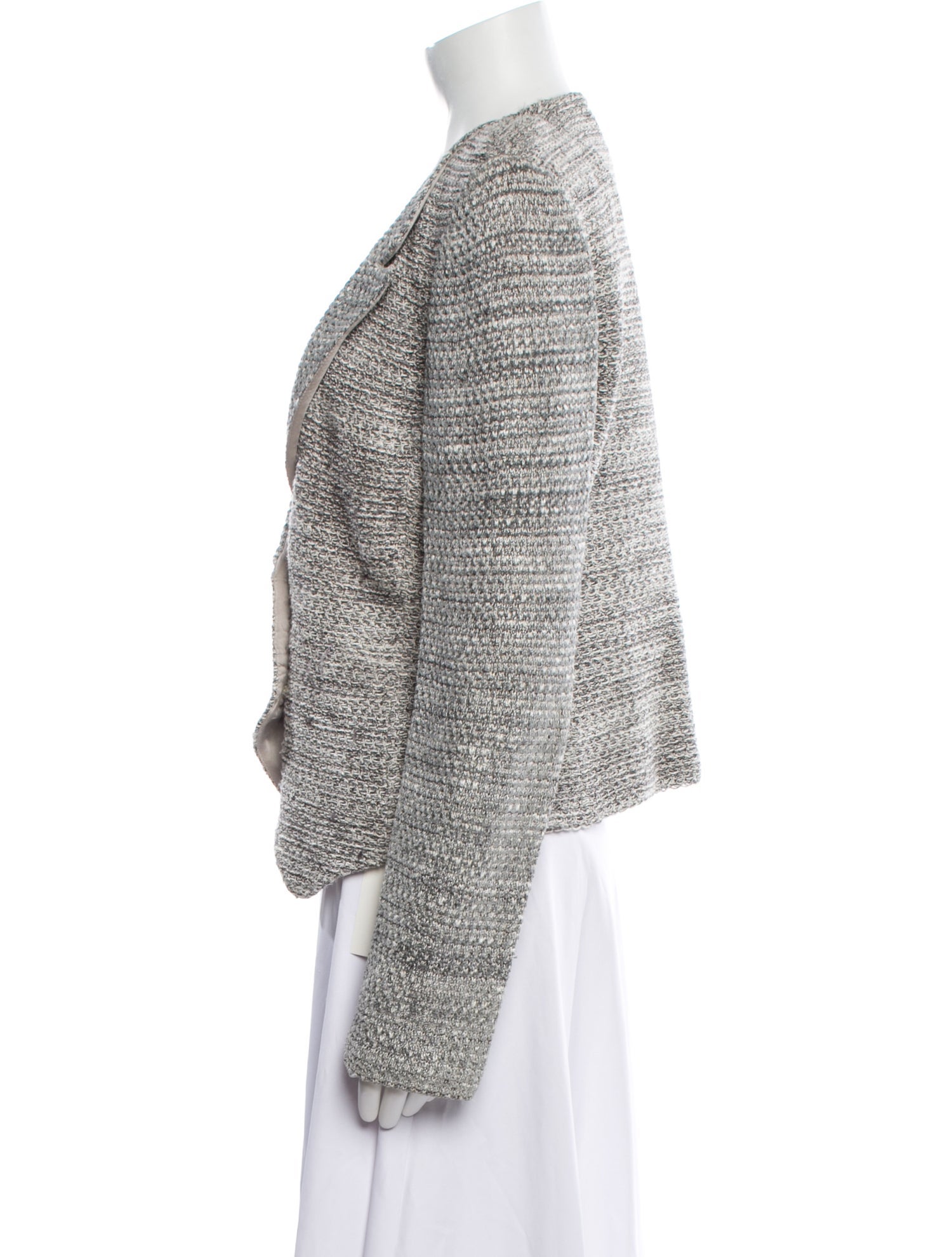 St. John Tweed Pattern Blazer