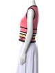 St. John Wool Striped Crop Top