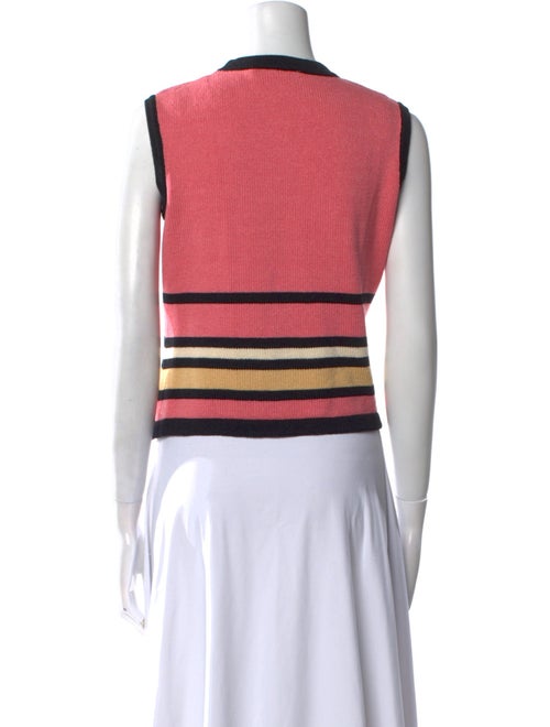 St. John Wool Striped Crop Top