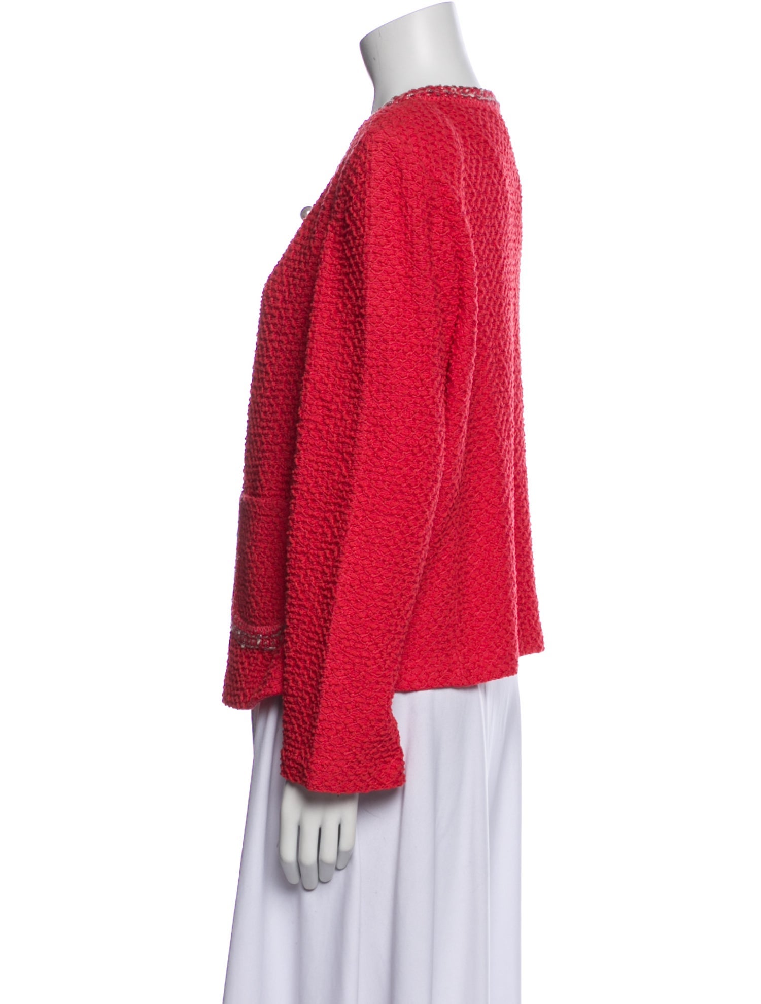 St. John Wool Tweed Pattern Evening Jacket