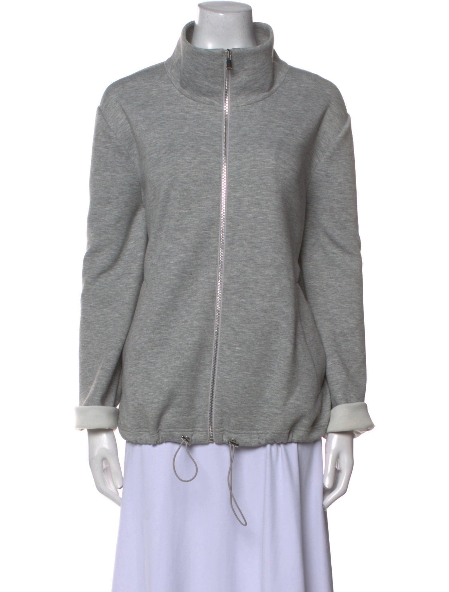 St. John Mock Neck Long Sleeve Sweatshirt