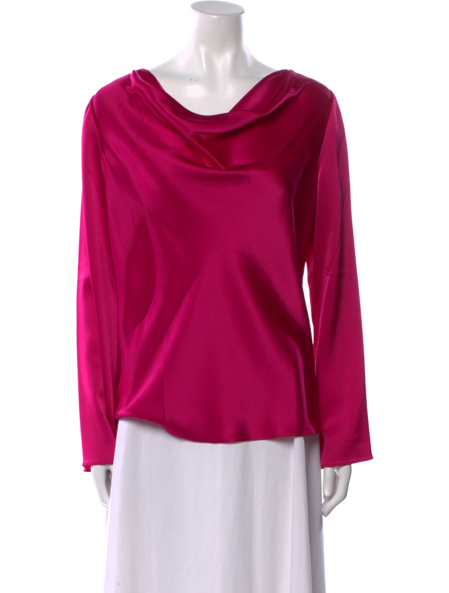 St. John Cowl Neck Long Sleeve Blouse w/ Tags