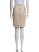 St. John Tweed Pattern Knee-Length Skirt