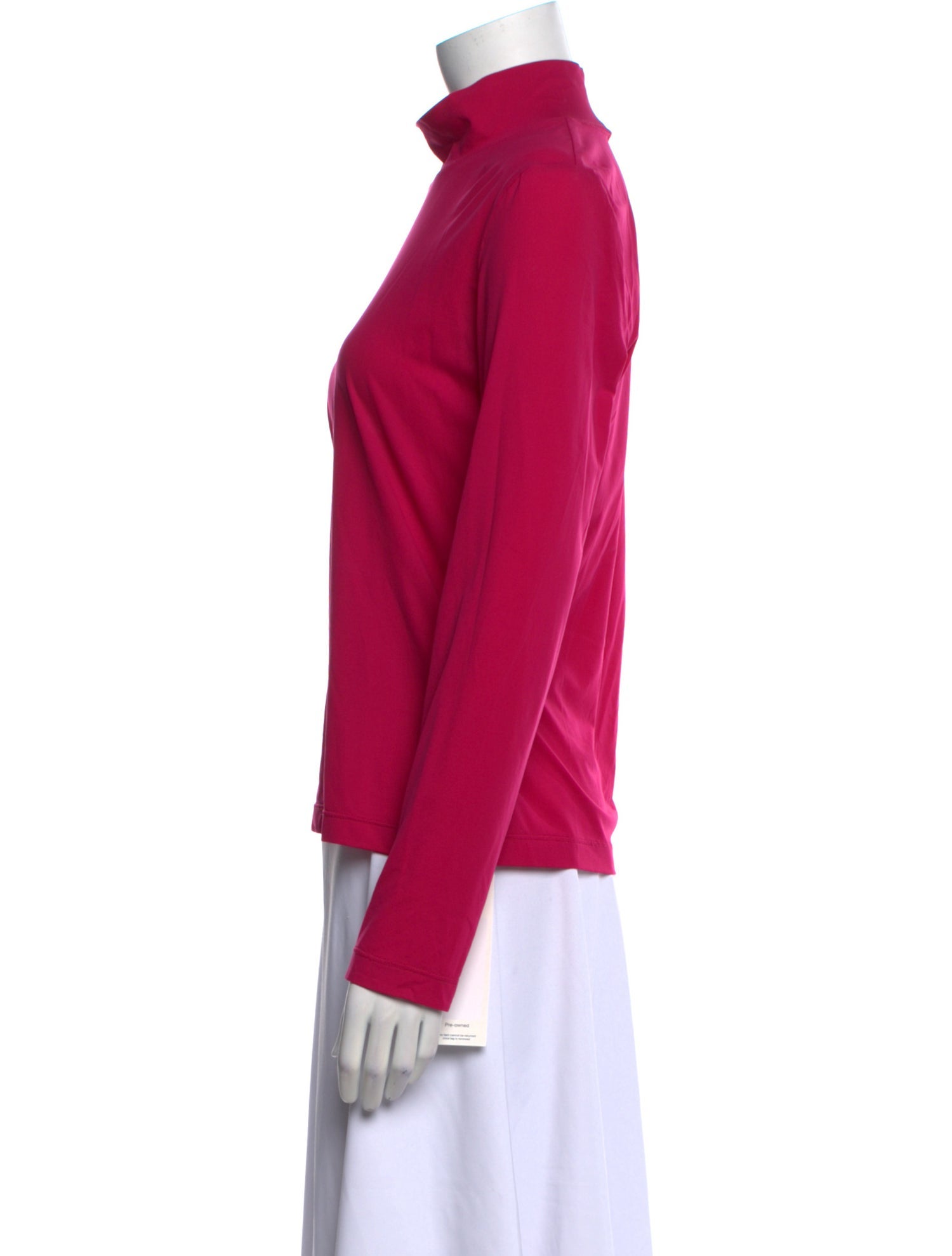 St. John Turtleneck Long Sleeve Top