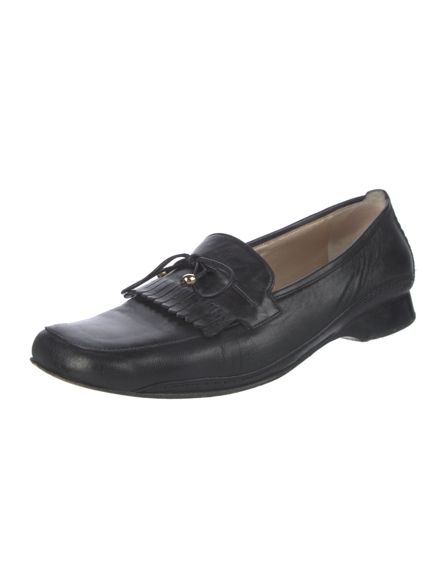 St. John Leather Loafers