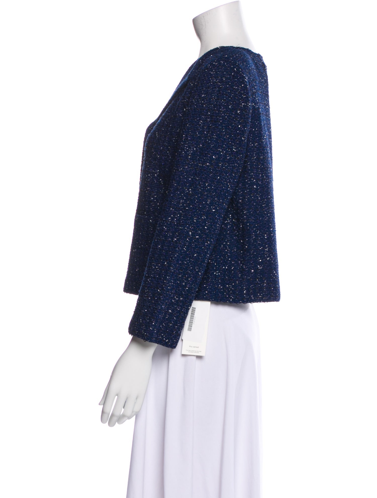 St. John Tweed Pattern Evening Jacket