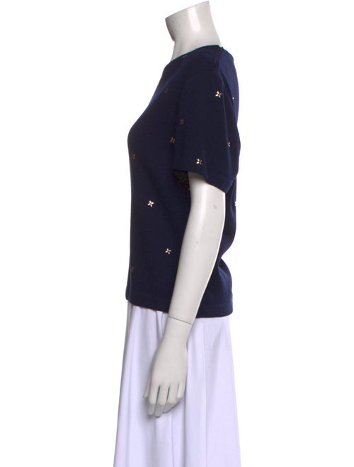 St. John Printed Crew Neck T-Shirt