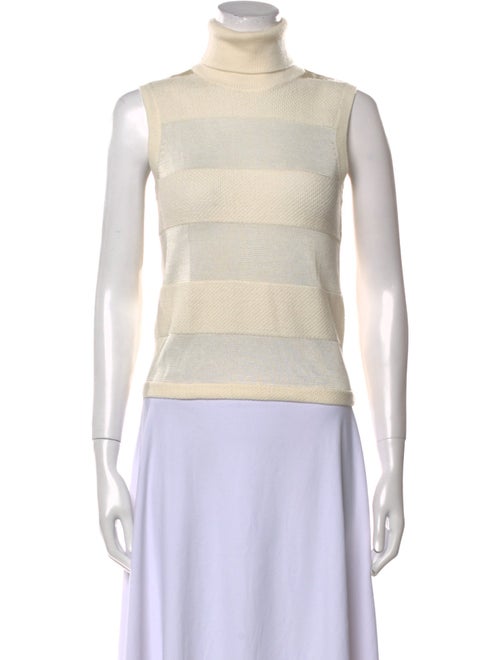 St. John Wool Striped Top