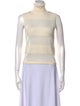 St. John Wool Striped Top