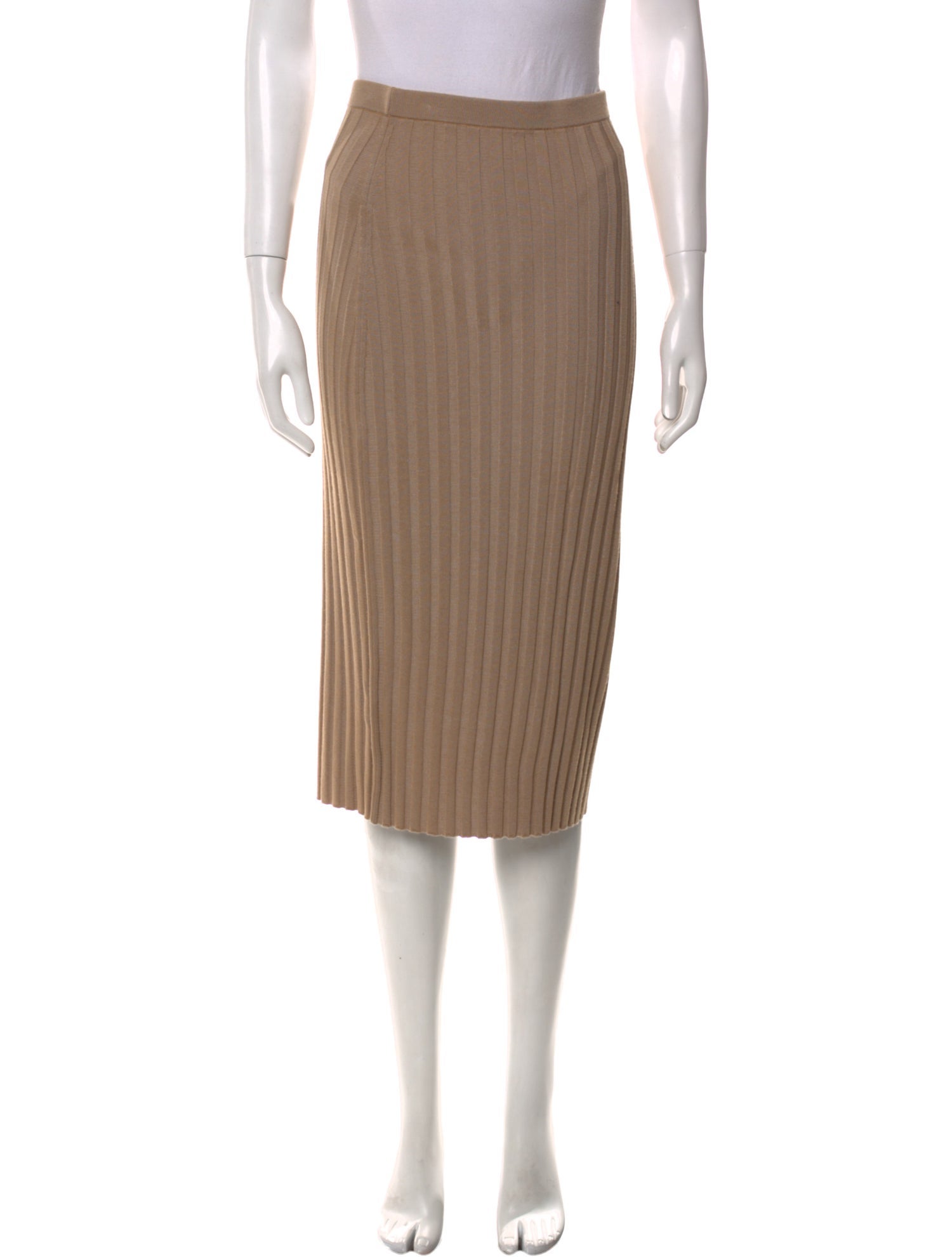 St. John Wool Midi Length Skirt