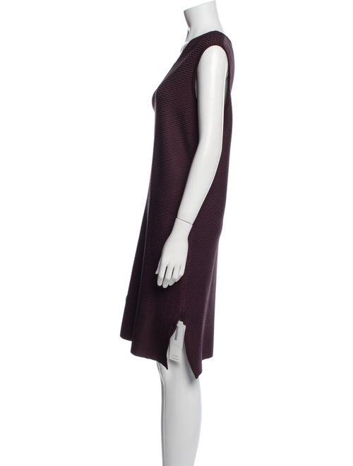 St. John V-Neck Knee-Length Dress