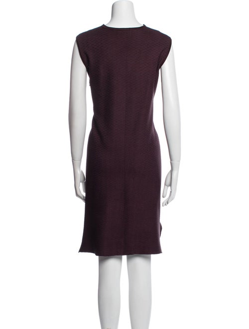 St. John V-Neck Knee-Length Dress