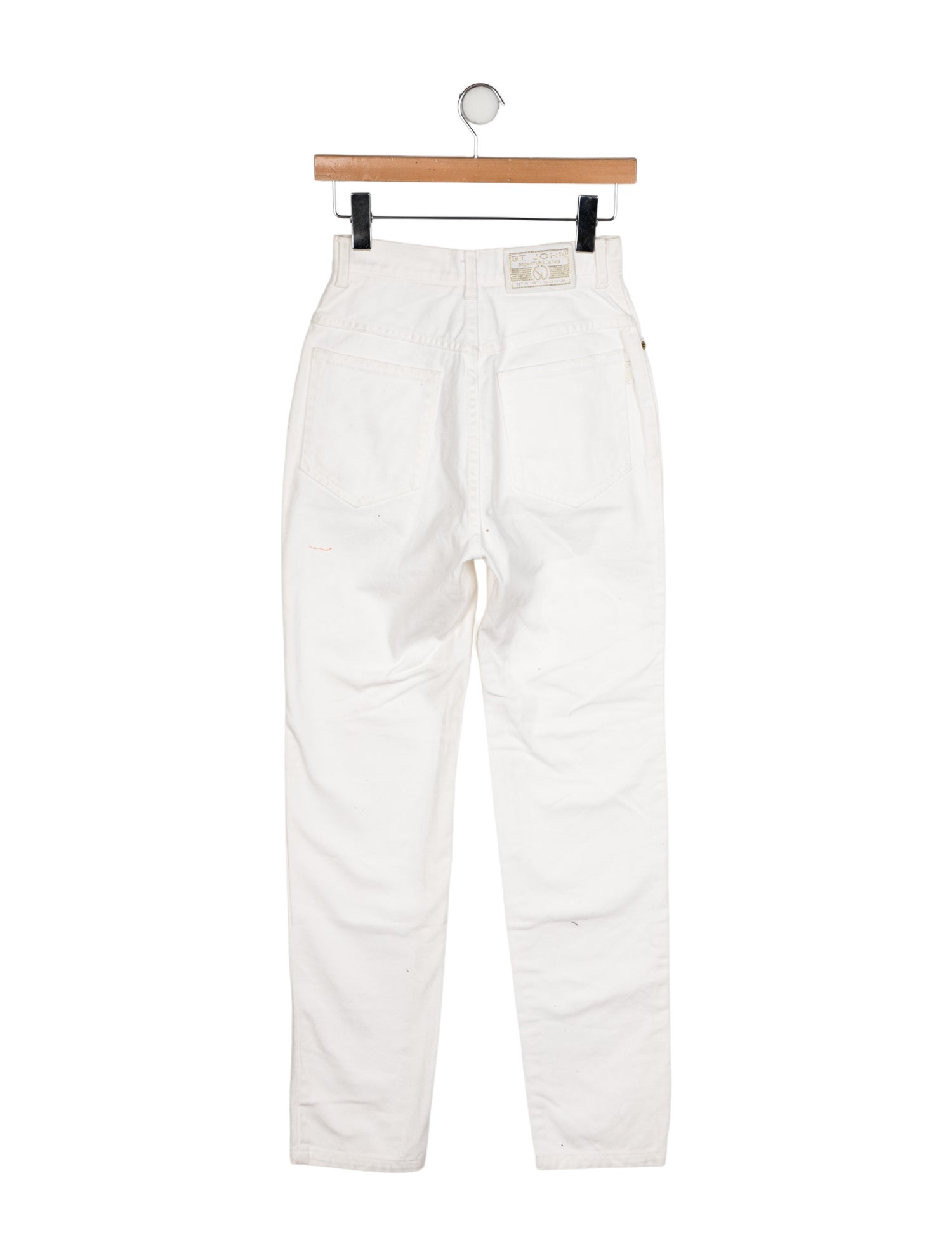 St. John High-Rise Straight Leg Jeans