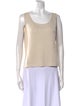 St. John Wool Scoop Neck Top