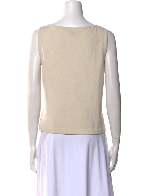 St. John Wool Scoop Neck Top