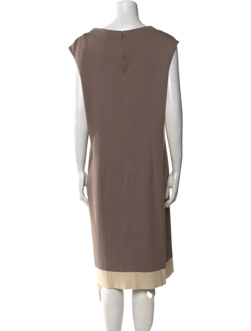 St. John Wool Midi Length Dress