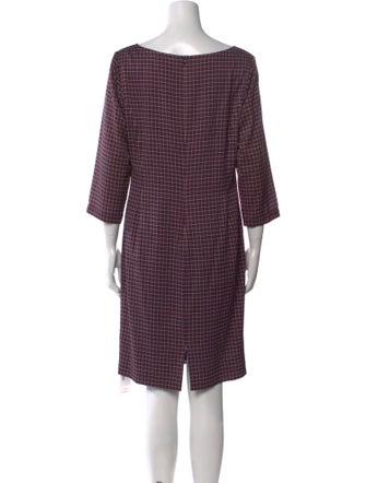 St. John Silk Knee-Length Dress