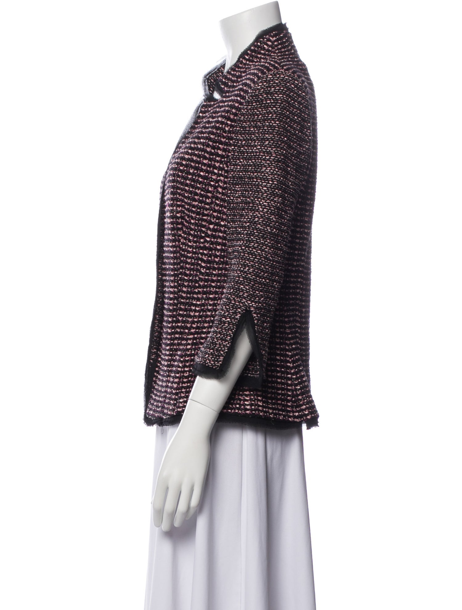 St. John Wool Tweed Pattern Blazer