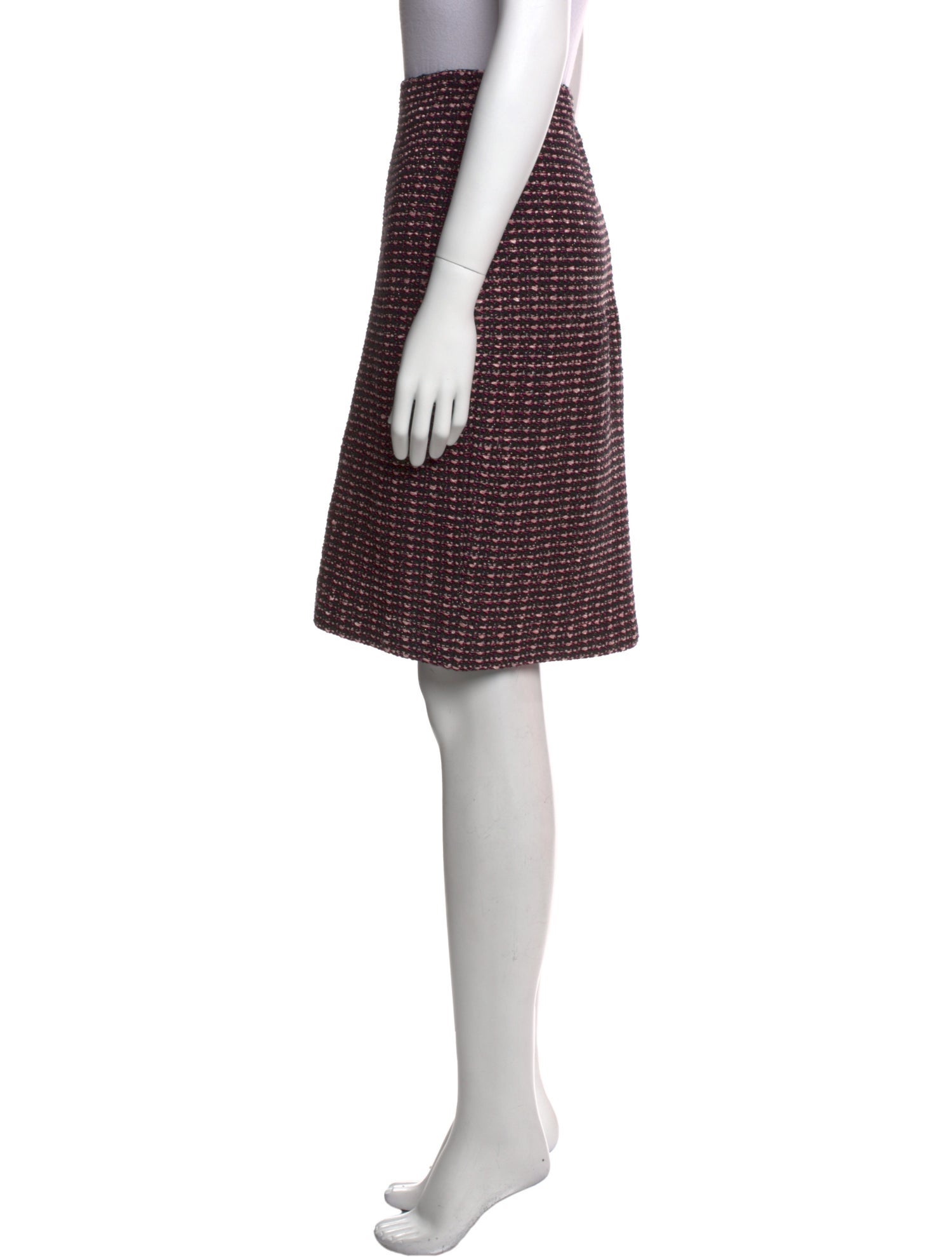 St. John Wool Knee-Length Skirt
