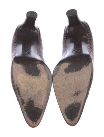 St. John Crocodile Pumps