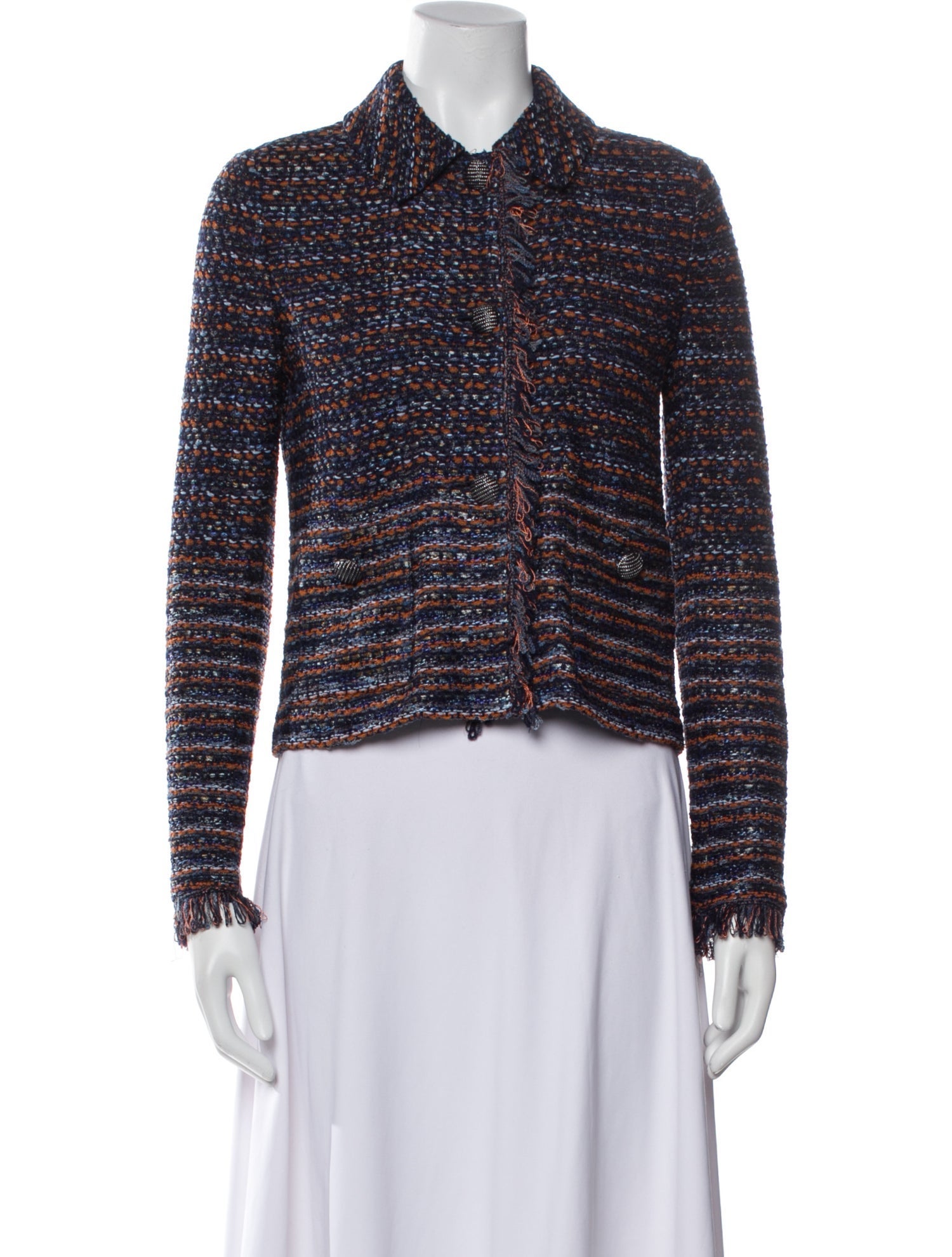 St. John Tweed Pattern Jacket