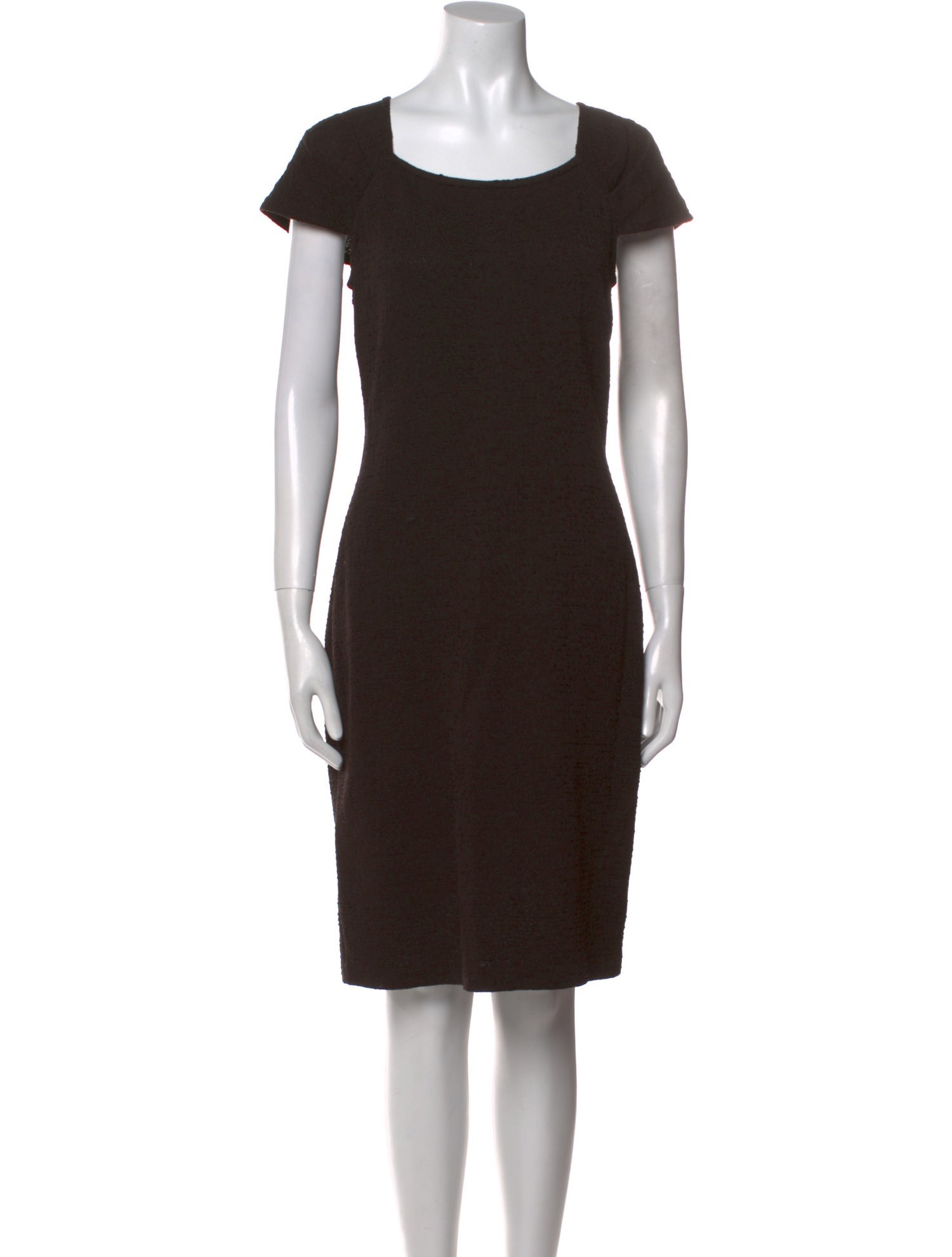 St. John Wool Knee-Length Dress
