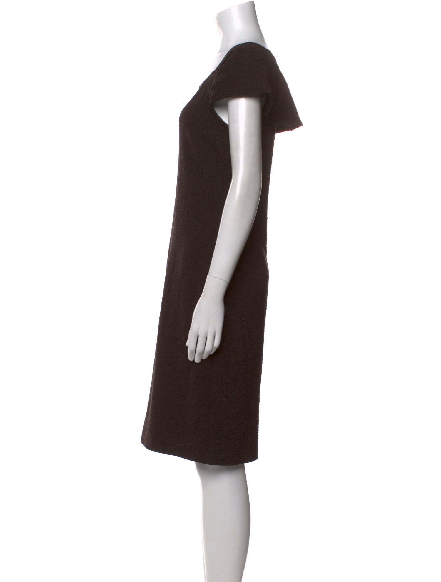 St. John Wool Knee-Length Dress