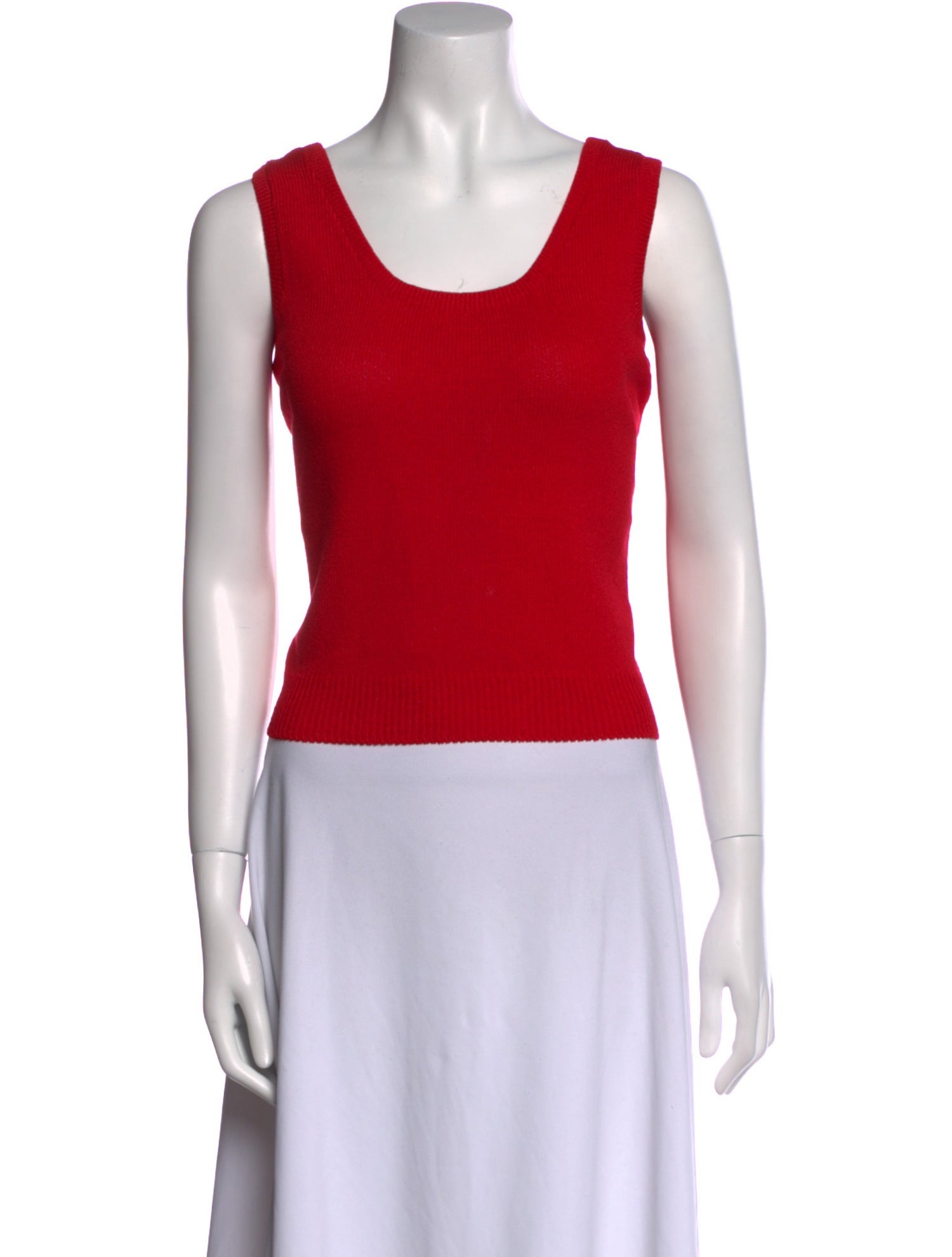 St. John Sport Scoop Neck Sleeveless Top