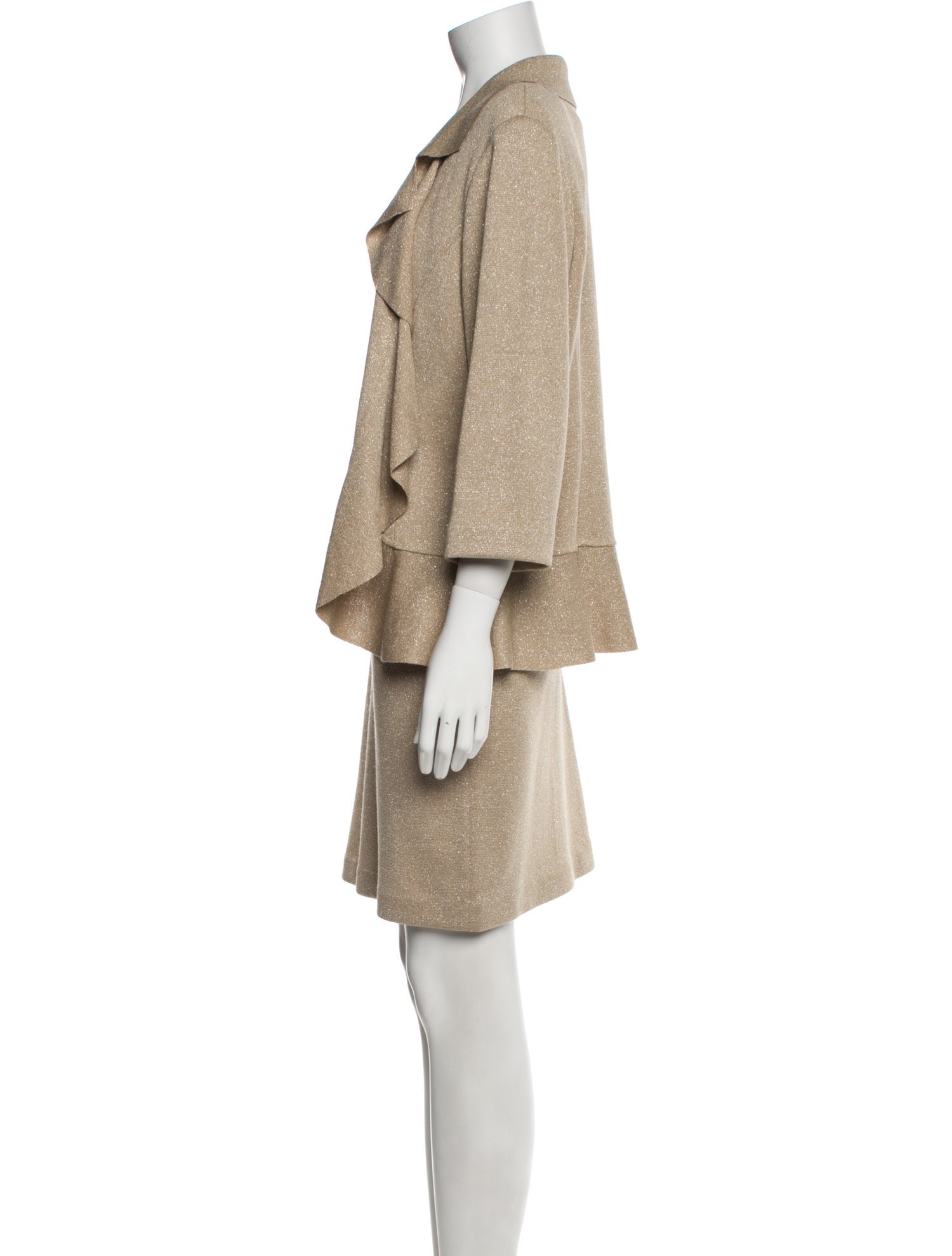 St. John Wool Skirt Set