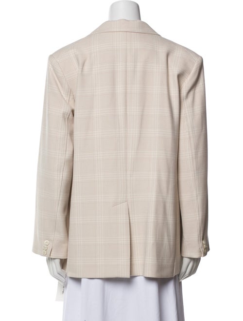 St. John Plaid Print Blazer